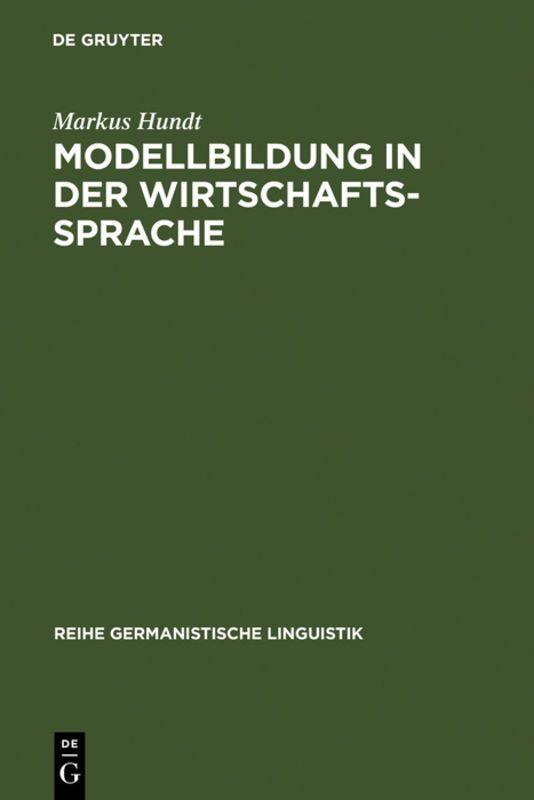Vorderes Coverbild Modellbildung in der Wirtschaftssprache