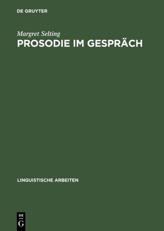 Vorderes Coverbild Prosodie im Gespräch