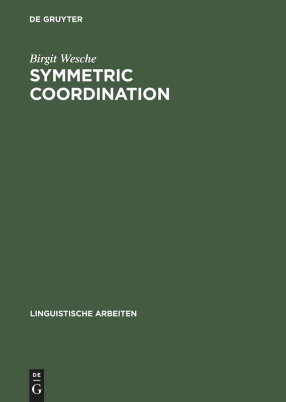 Vorderes Coverbild Symmetric Coordination