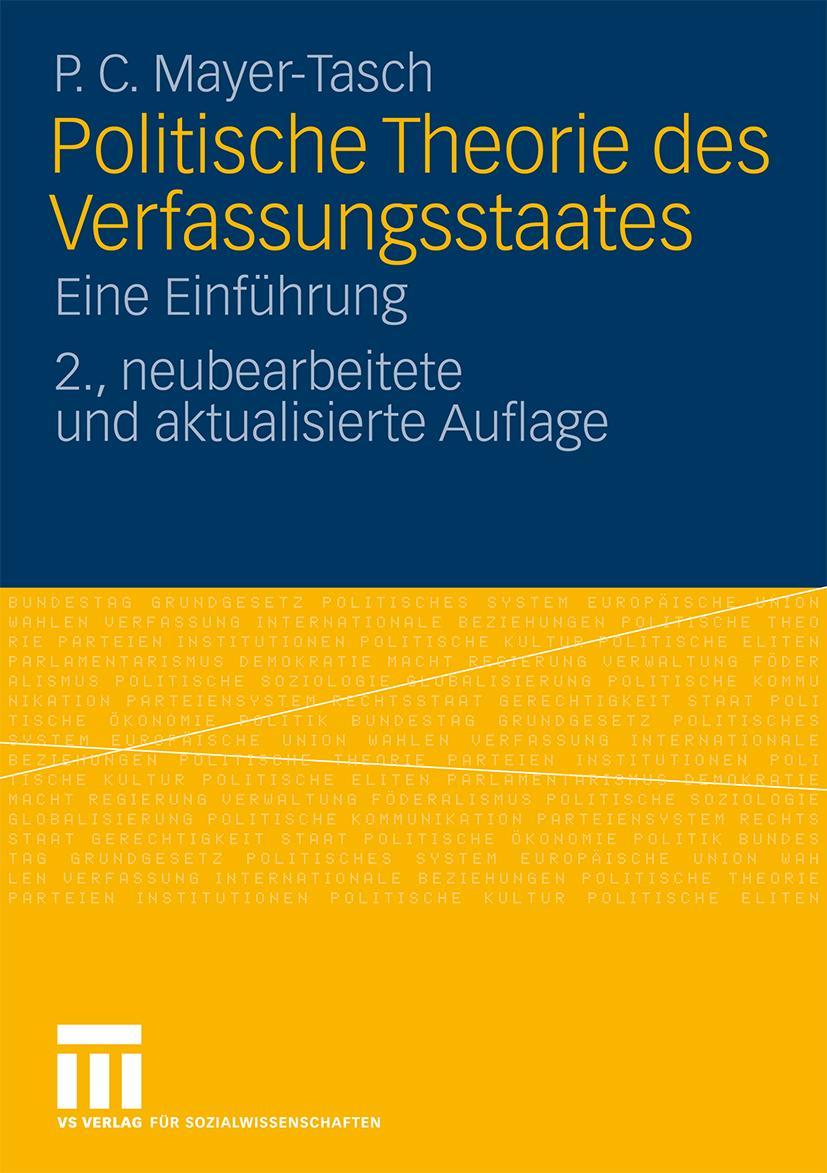 Vorderes Coverbild Politische Theorie des Verfassungsstaates