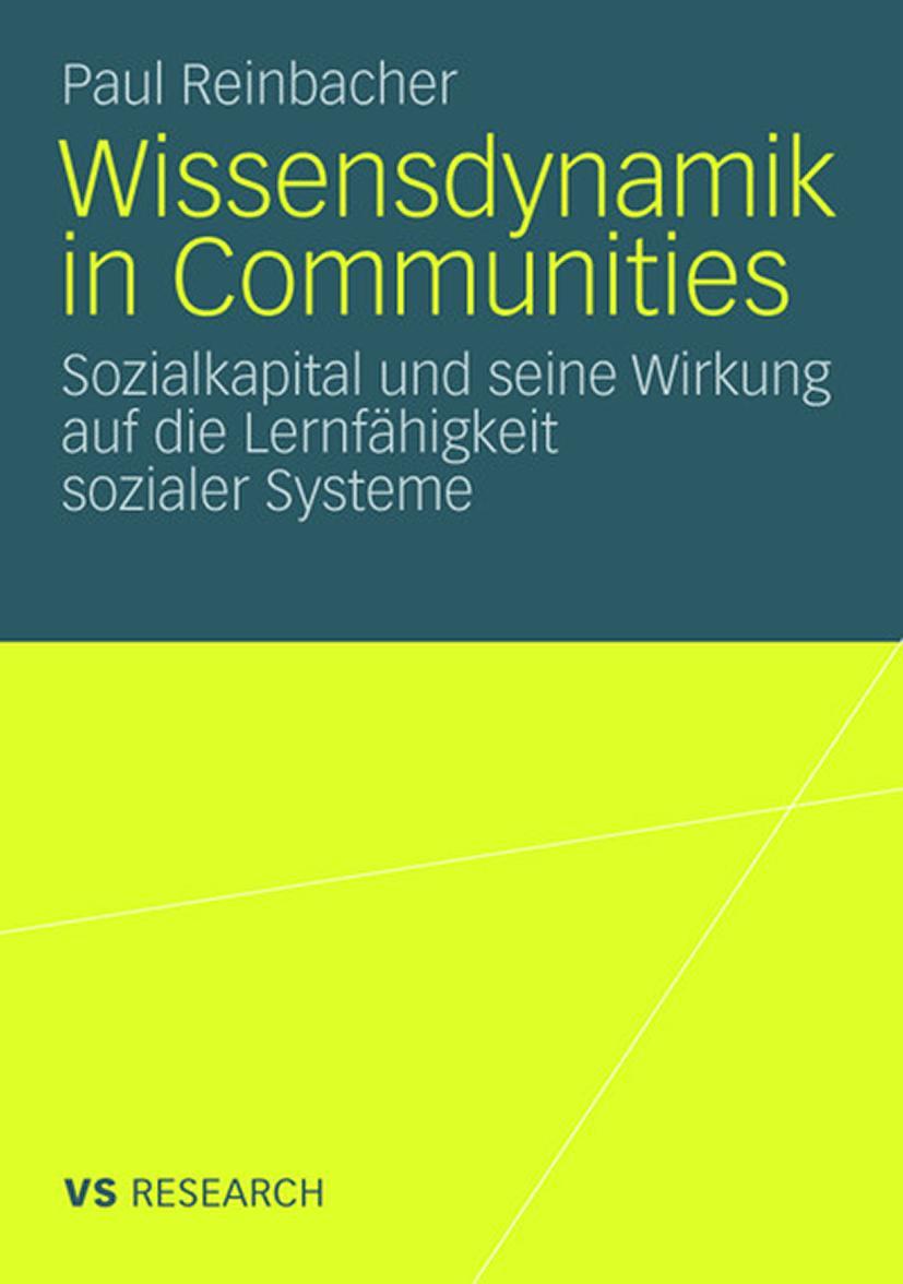 Vorderes Coverbild Wissensdynamik in Communities