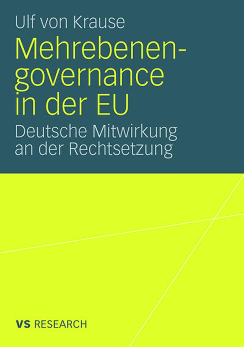 Vorderes Coverbild Mehrebenengovernance in der EU