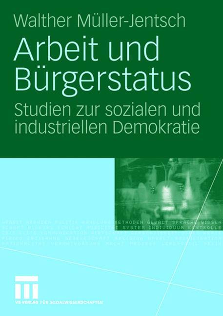 Vorderes Coverbild Arbeit und Bürgerstatus
