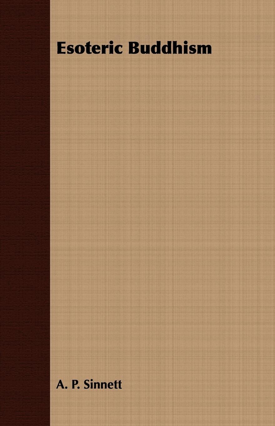 Vorderes Coverbild Esoteric Buddhism