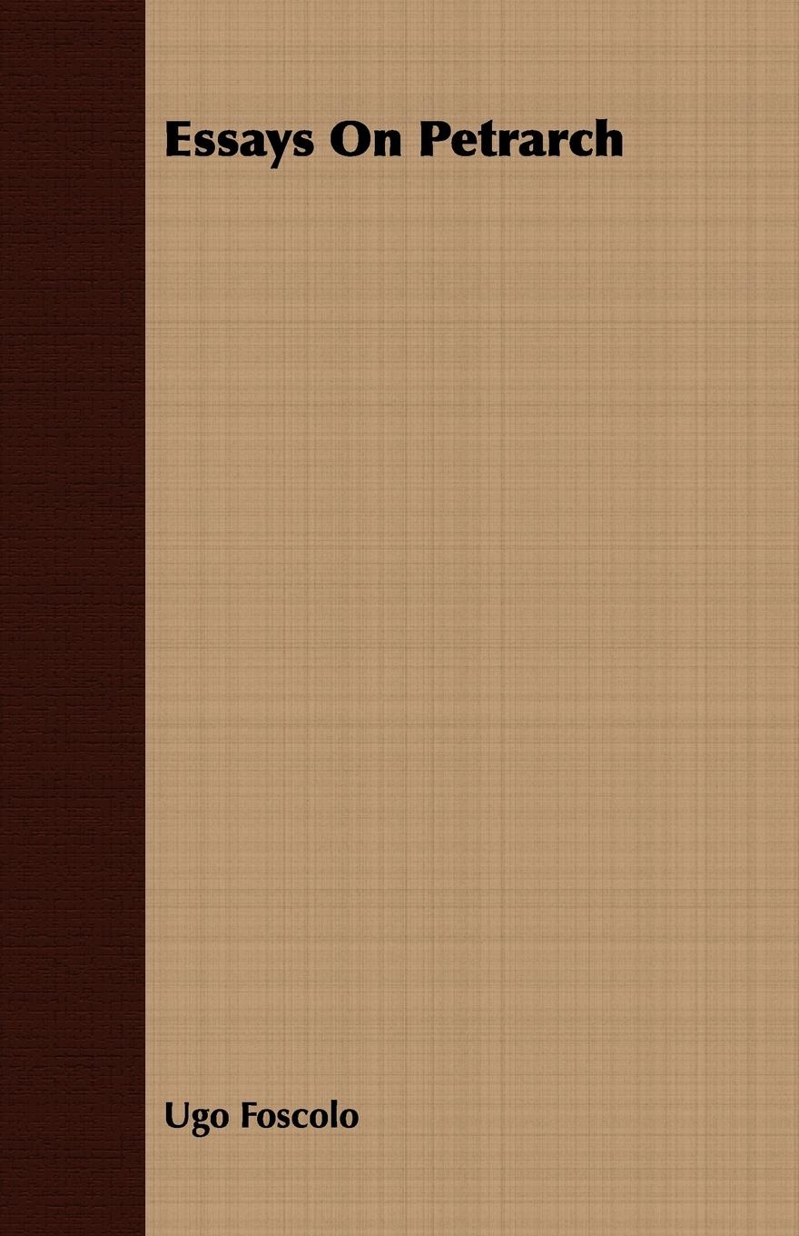 Vorderes Coverbild Essays On Petrarch