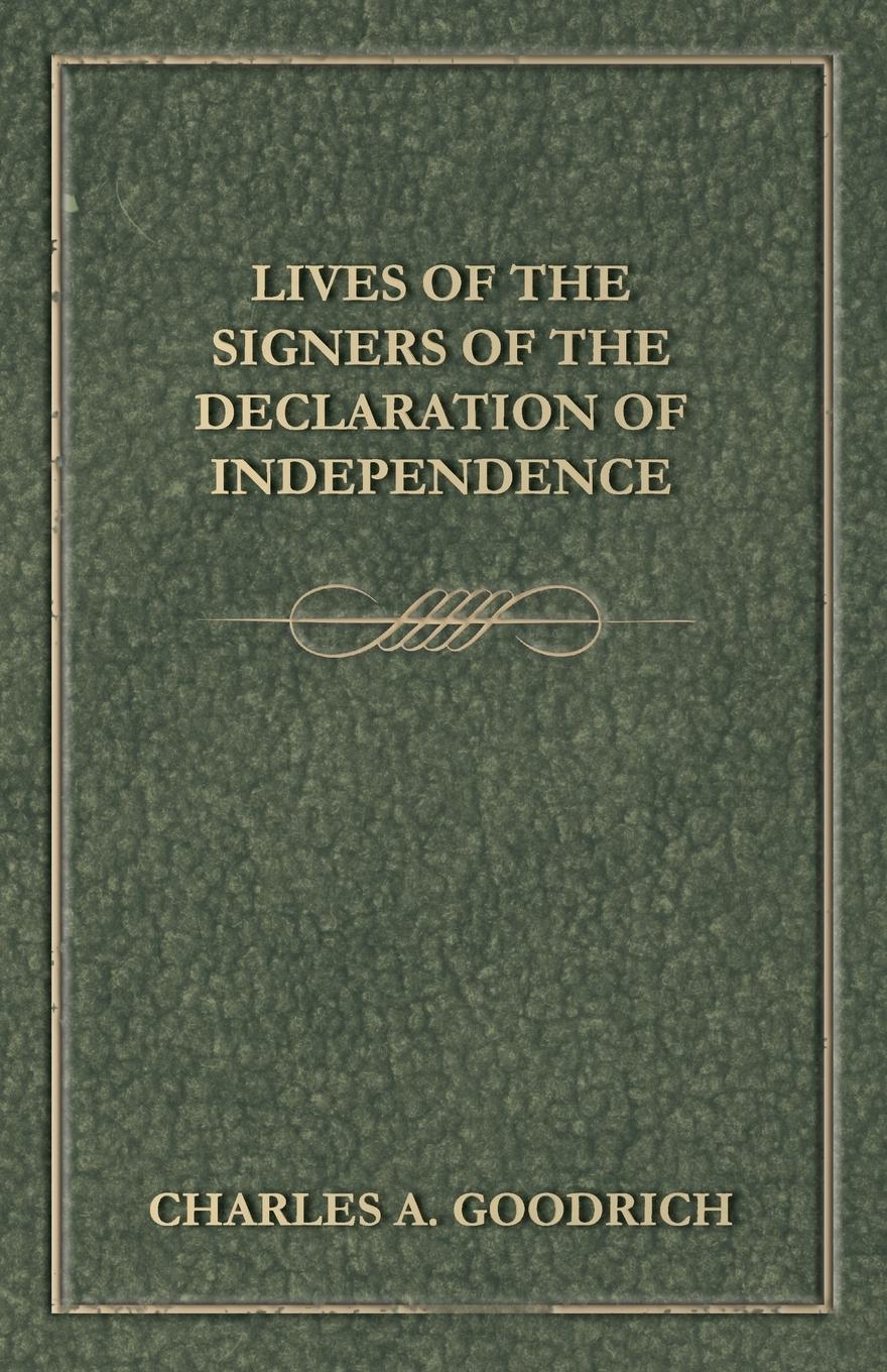 Vorderes Coverbild Lives Of The Signers Of The Declaration Of Independence