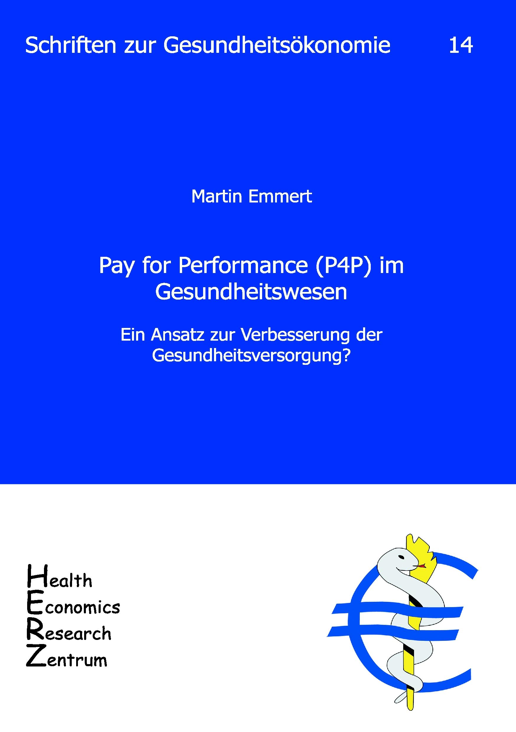 Vorderes Coverbild Pay for Performance (P4P) im Gesundheitswesen