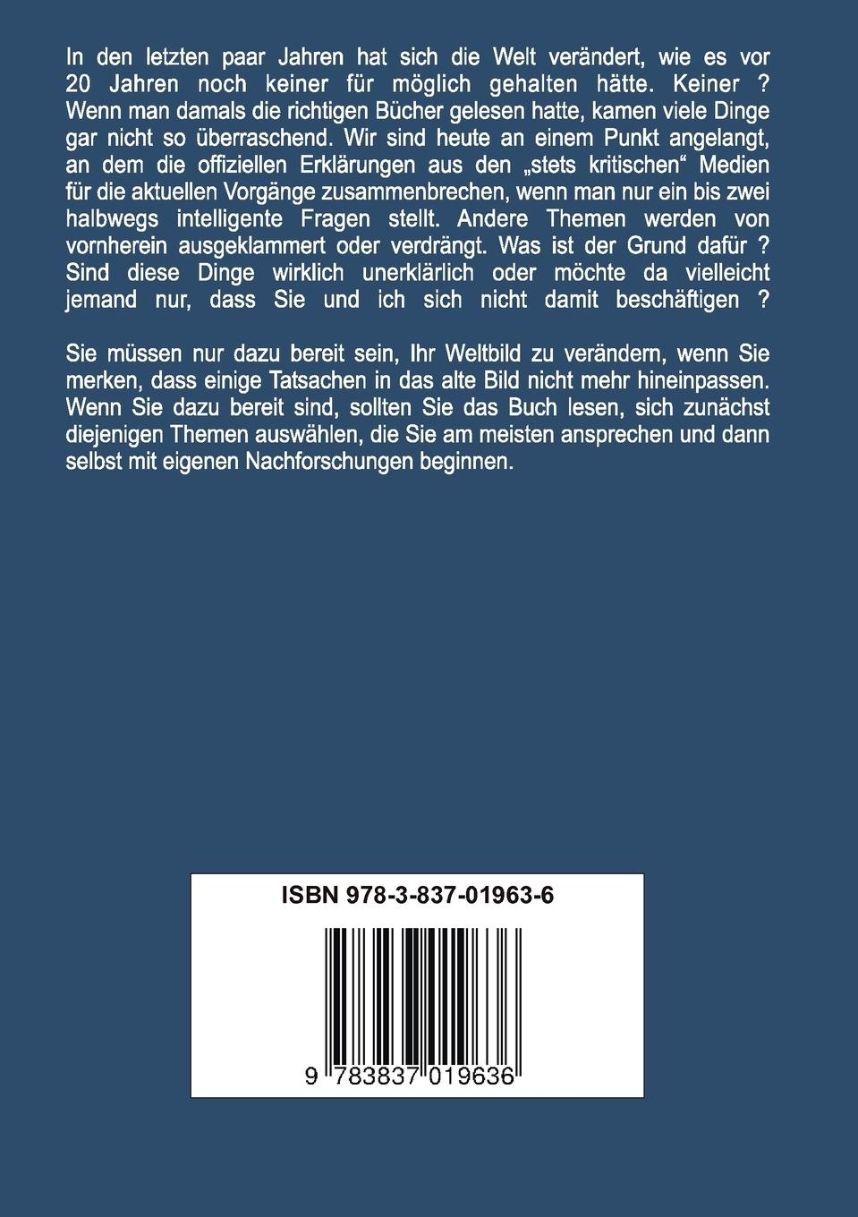 Rückseitencover Hinter den Kulissen
