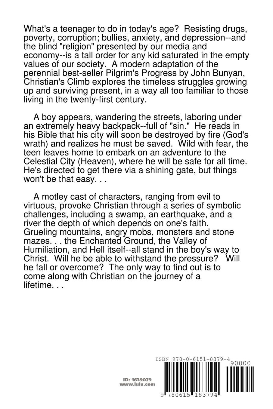 Rückseitencover Christian's Climb