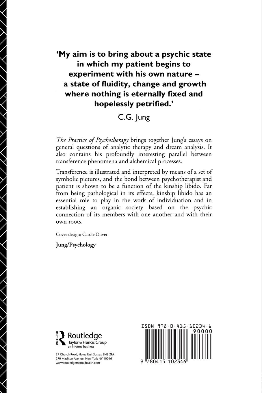 Rückseitencover The Practice of Psychotherapy