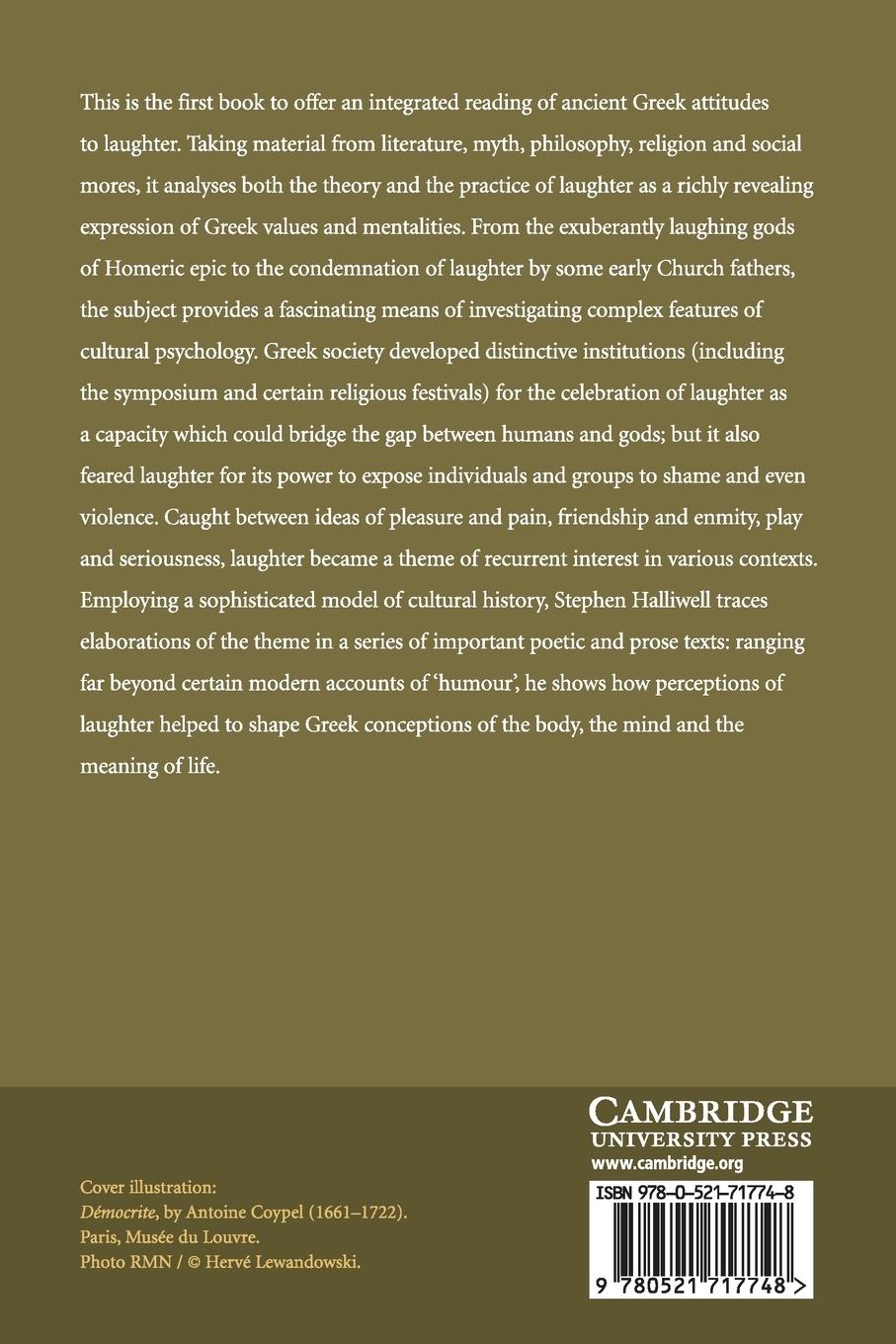 Rückseitencover Greek Laughter