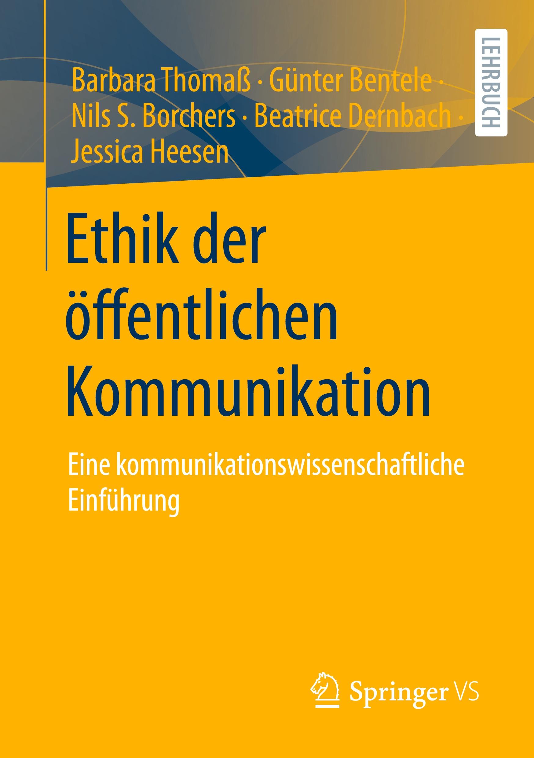 Vorderes Coverbild Ethik der öffentlichen Kommunikation