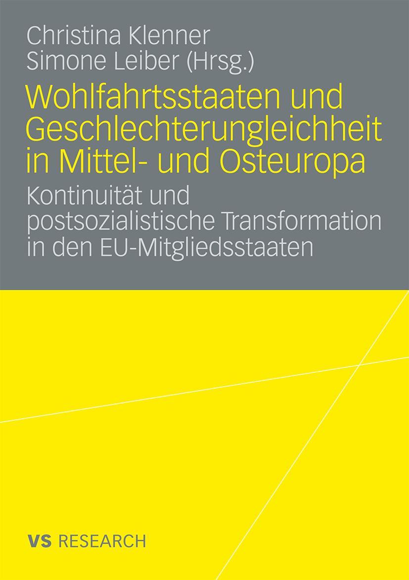 Vorderes Coverbild Wohlfahrtsstaaten und Geschlechterungleichheit in Mittel- und Osteuropa