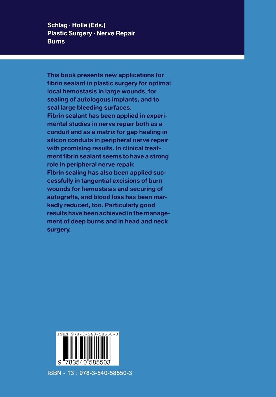 Rückseitencover Fibrin Sealing in Surgical and Nonsurgical Fields