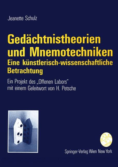 Vorderes Coverbild Gedächtnistheorien und Mnemotechniken