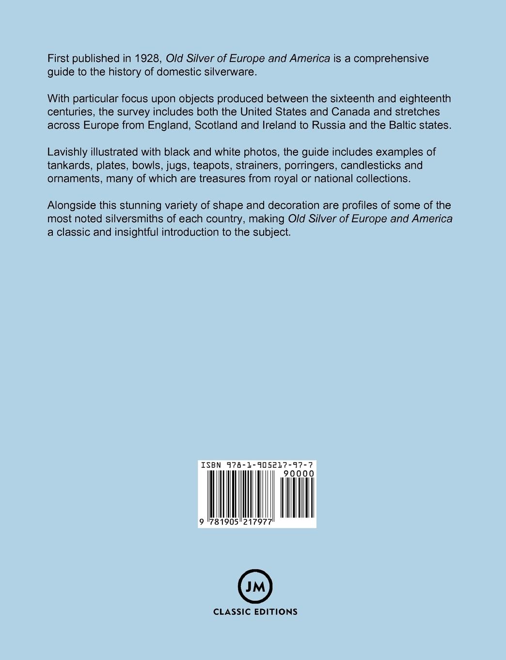 Rückseitencover Old Silver of Europe and America