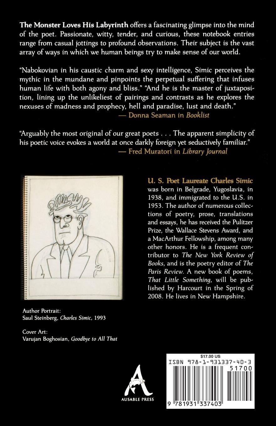 Rückseitencover The Monster Loves His Labyrinth