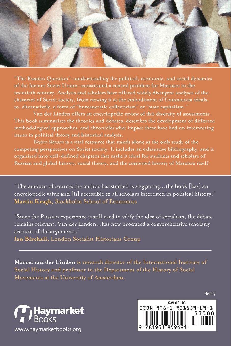 Rückseitencover Western Marxism and the Soviet Union