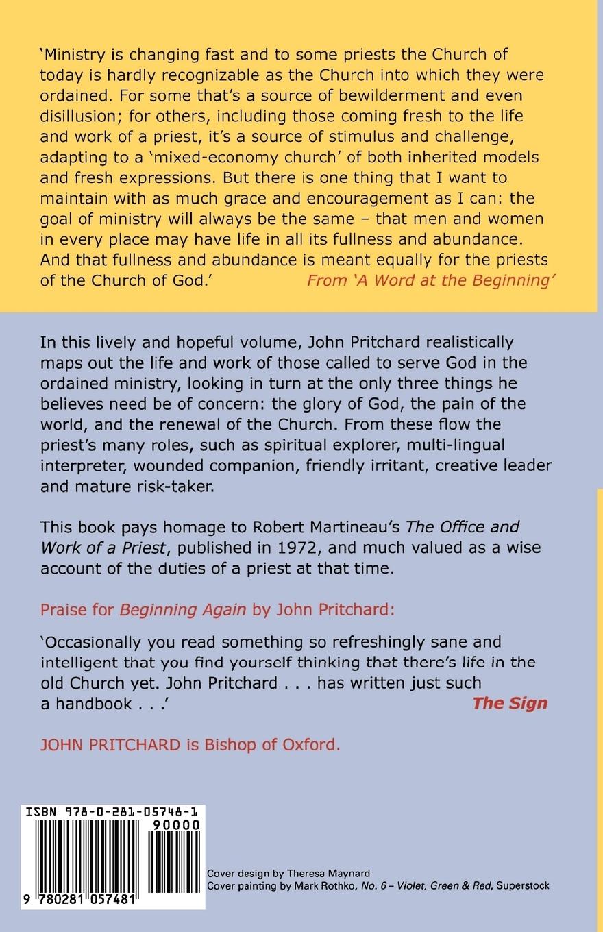 Rückseitencover The Life and Work of a Priest