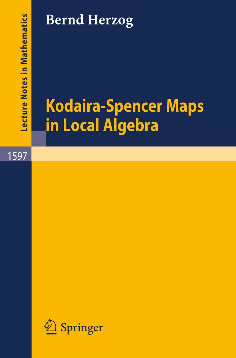 Vorderes Coverbild Kodaira-Spencer Maps in Local Algebra