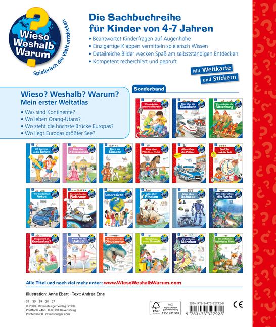 Beispielinhalt (Bild) Wieso? Weshalb? Warum? Mein erster Weltatlas