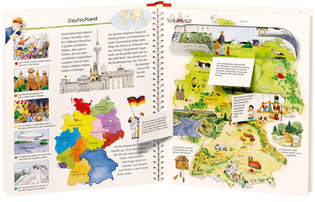Beispielinhalt (Bild) Wieso? Weshalb? Warum? Mein erster Weltatlas