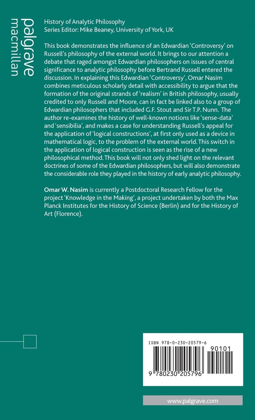 Rückseitencover Bertrand Russell and the Edwardian Philosophers