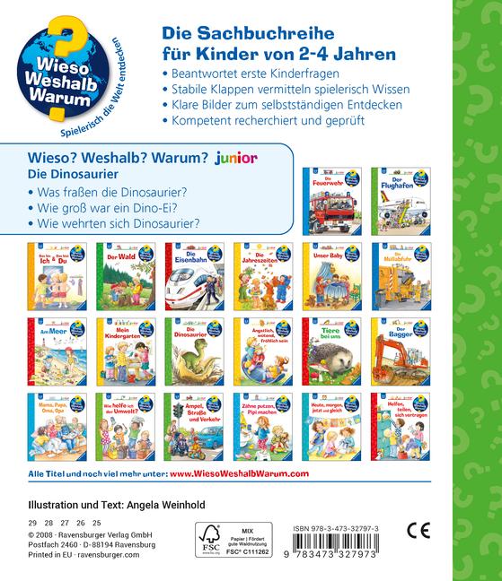 Beispielinhalt (Bild) Wieso? Weshalb? Warum? junior, Band 25: Die Dinosaurier