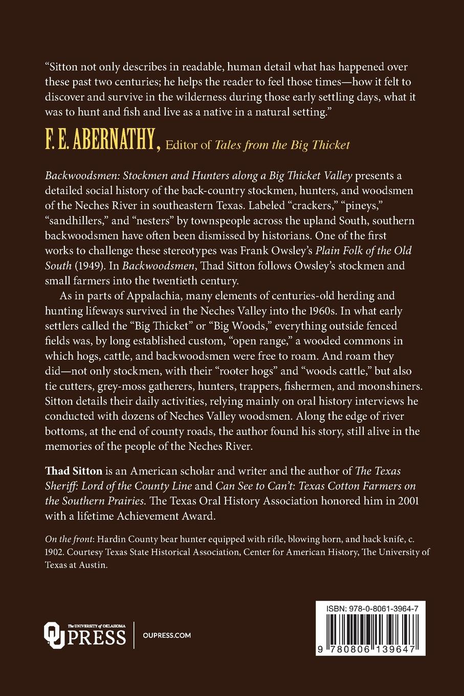 Rückseitencover BACKWOODSMEN