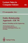 Vorderes Coverbild Entity-Relationship Approach - ER '94. Business Modelling and Re-Engineering