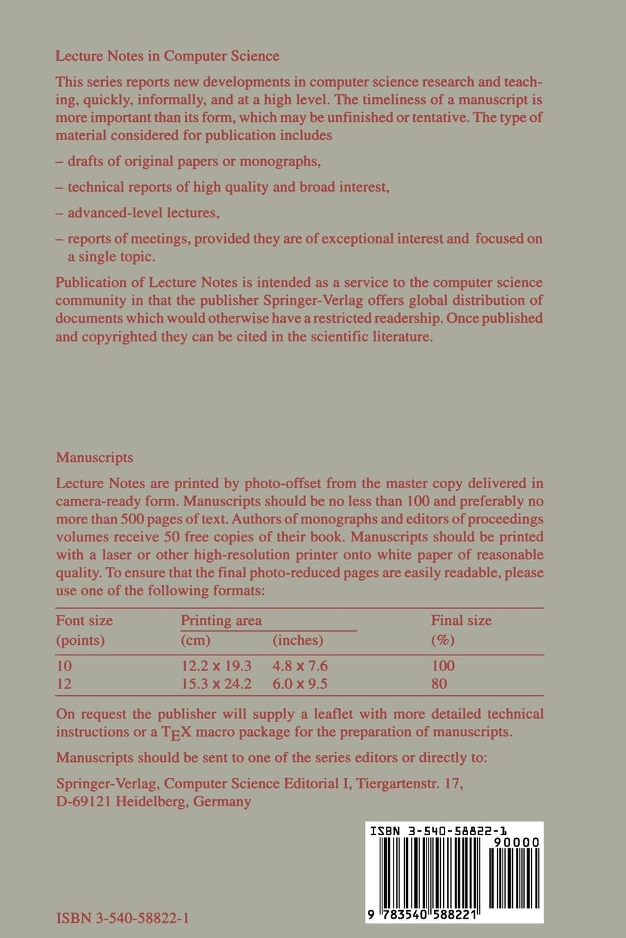 Rückseitencover Ada in Europe