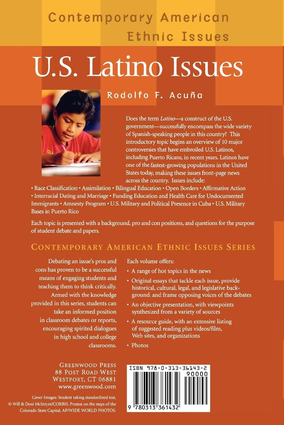 Rückseitencover U.S. Latino Issues