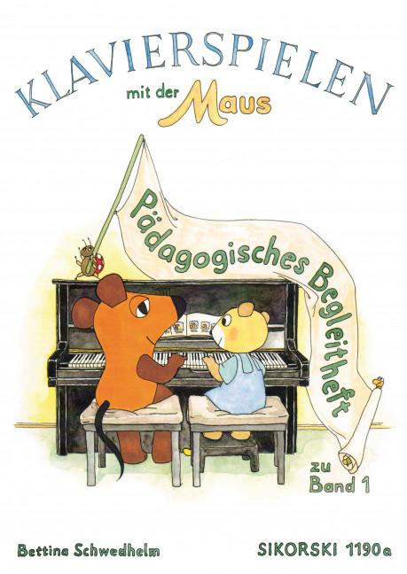 Vorderes Coverbild Klavierspielen mit der Maus. Pädagogisches Begleitheft