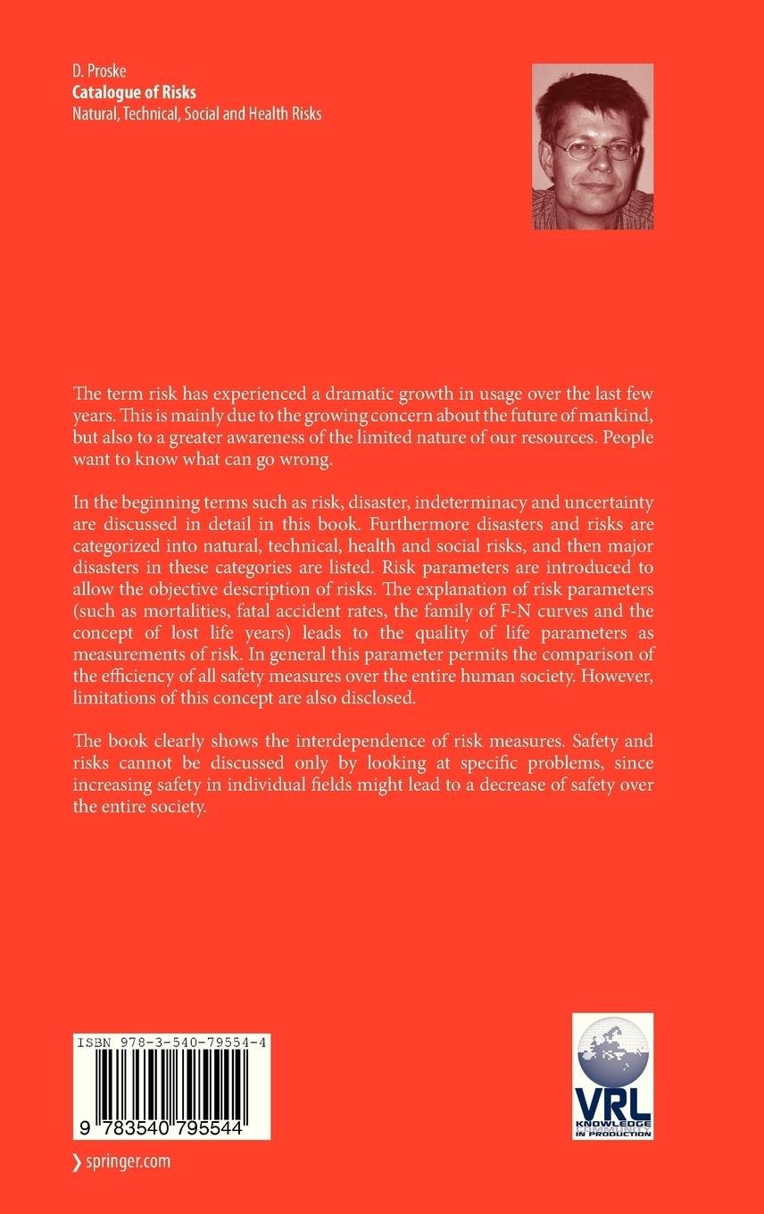 Rückseitencover Catalogue of Risks