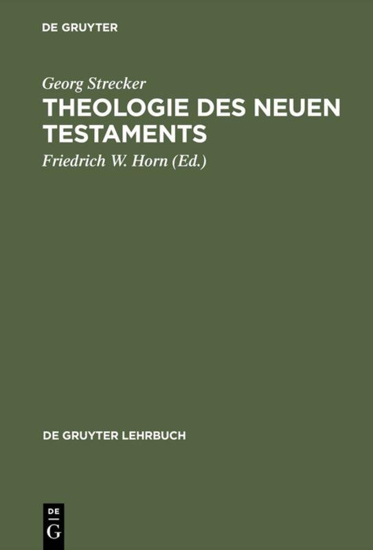 Vorderes Coverbild Theologie des Neuen Testaments