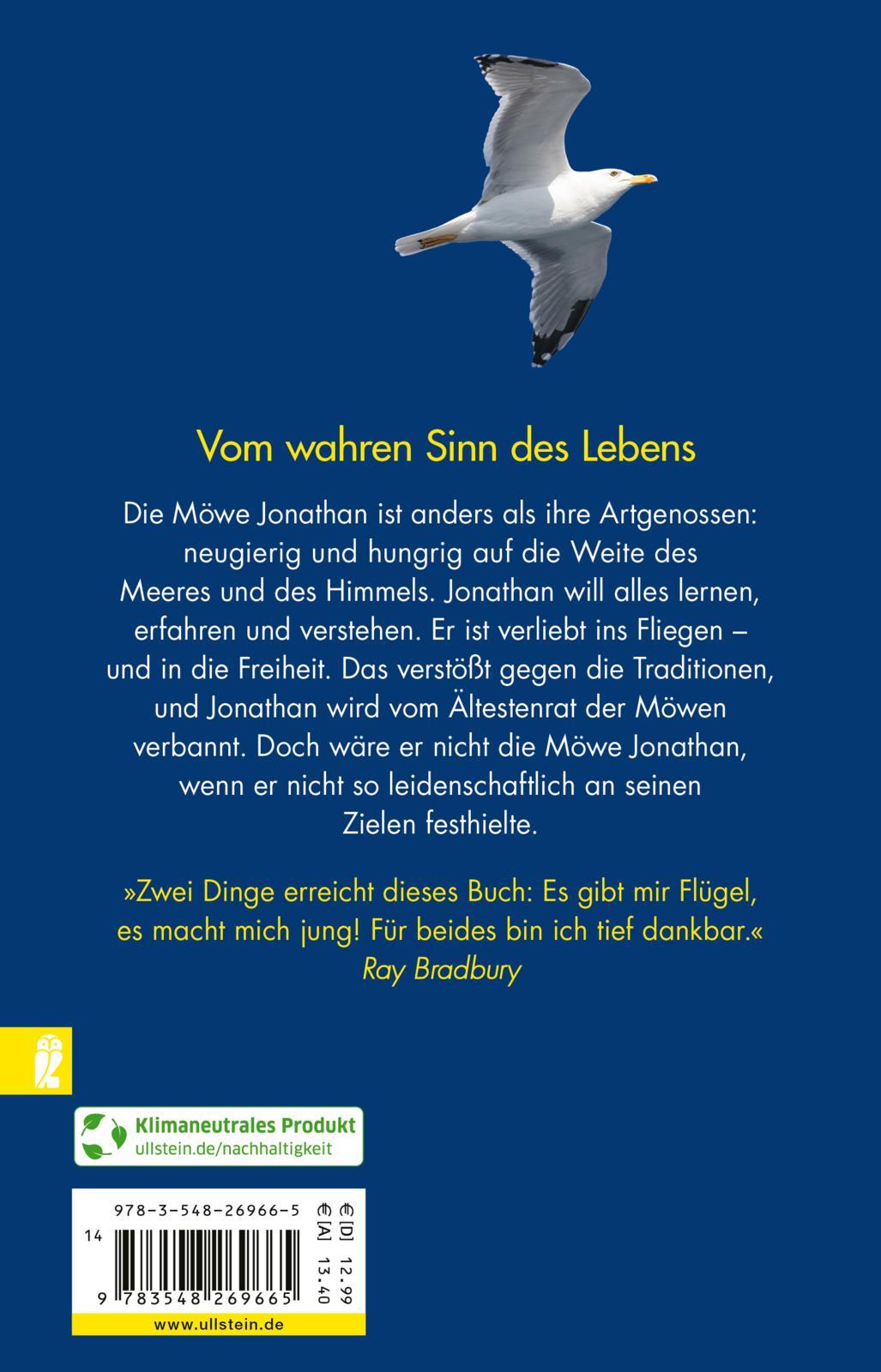 Rückseitencover Die Möwe Jonathan