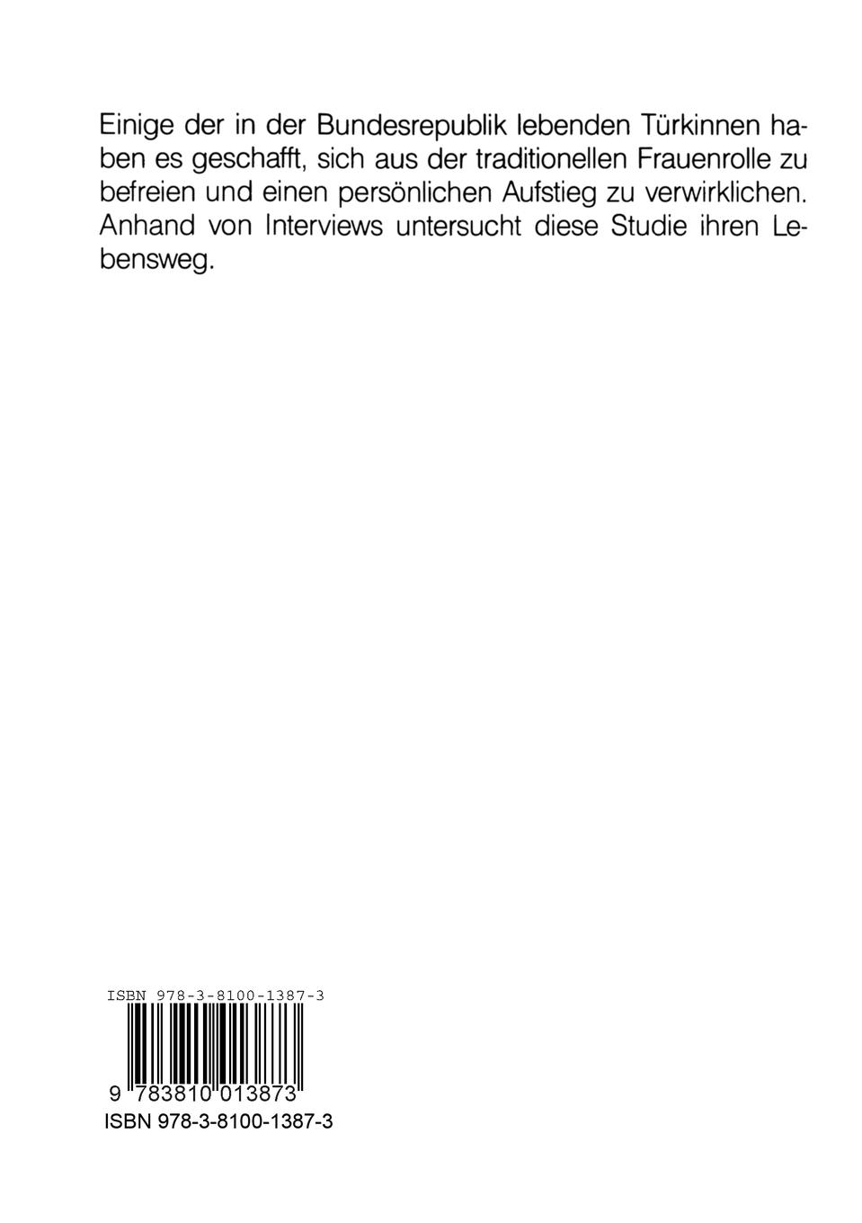 Rückseitencover Migration und Emanzipation