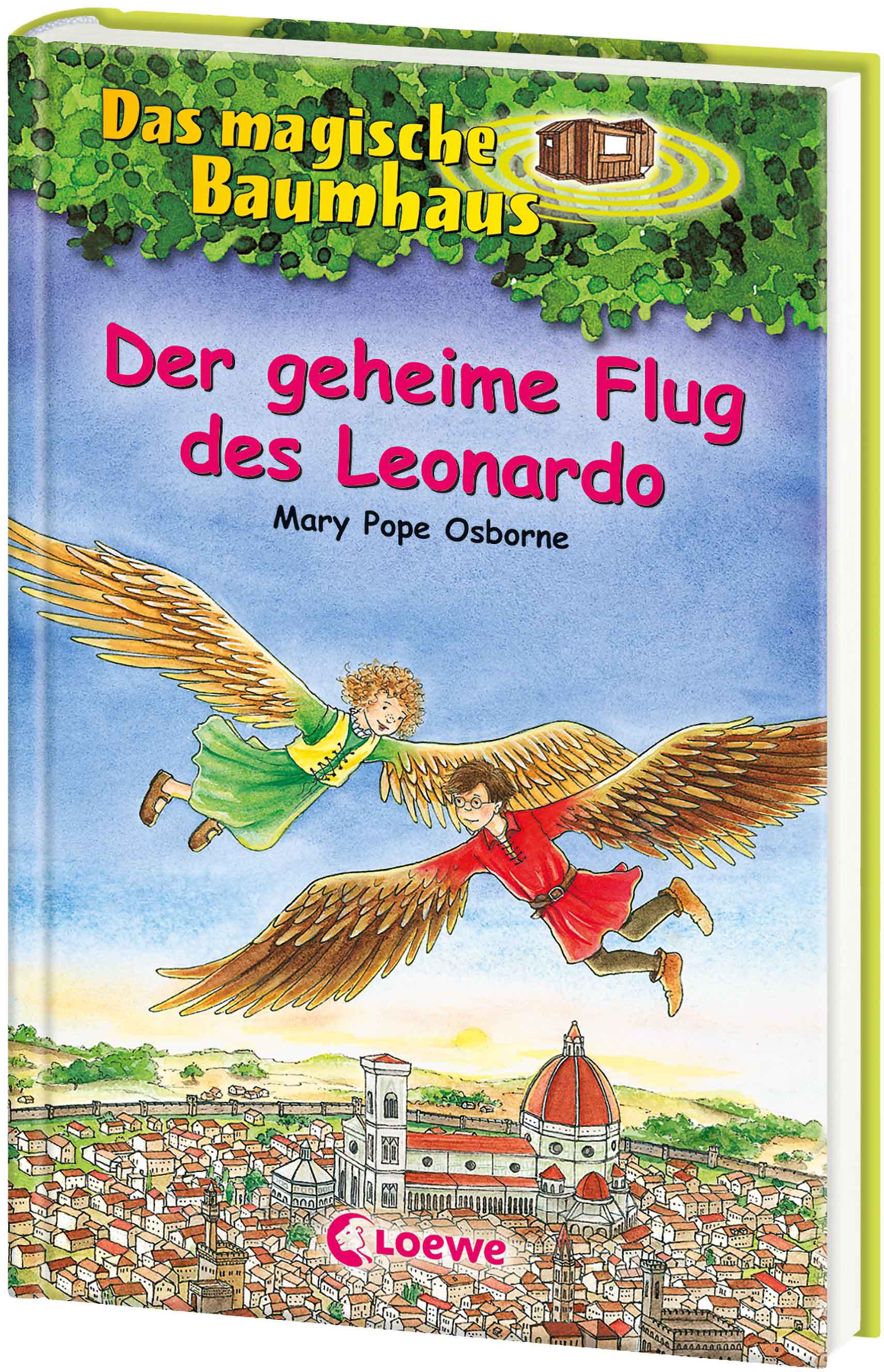 Vorderes Coverbild Das magische Baumhaus 36. Der geheime Flug des Leonardo