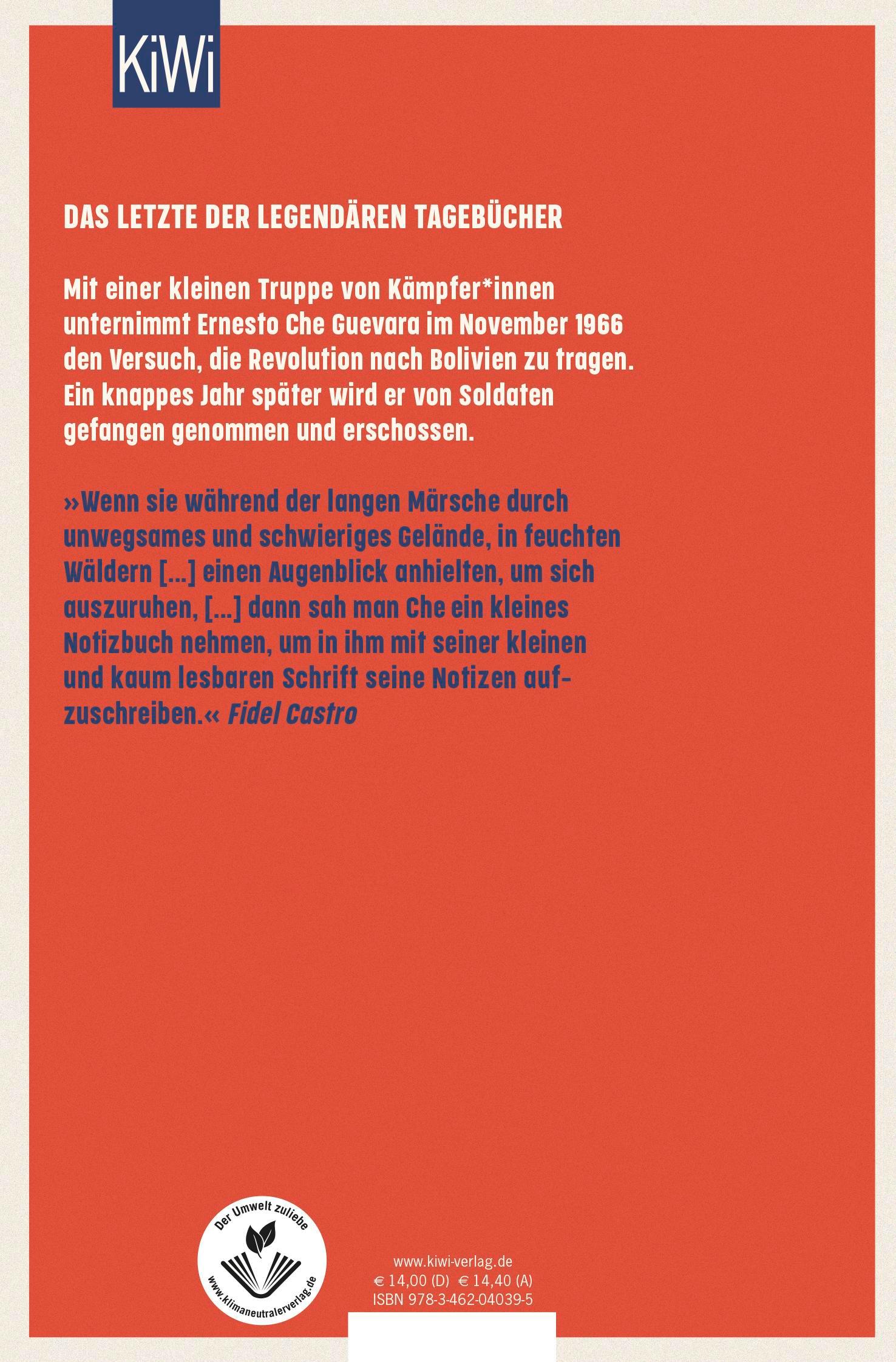 Rückseitencover Bolivianisches Tagebuch