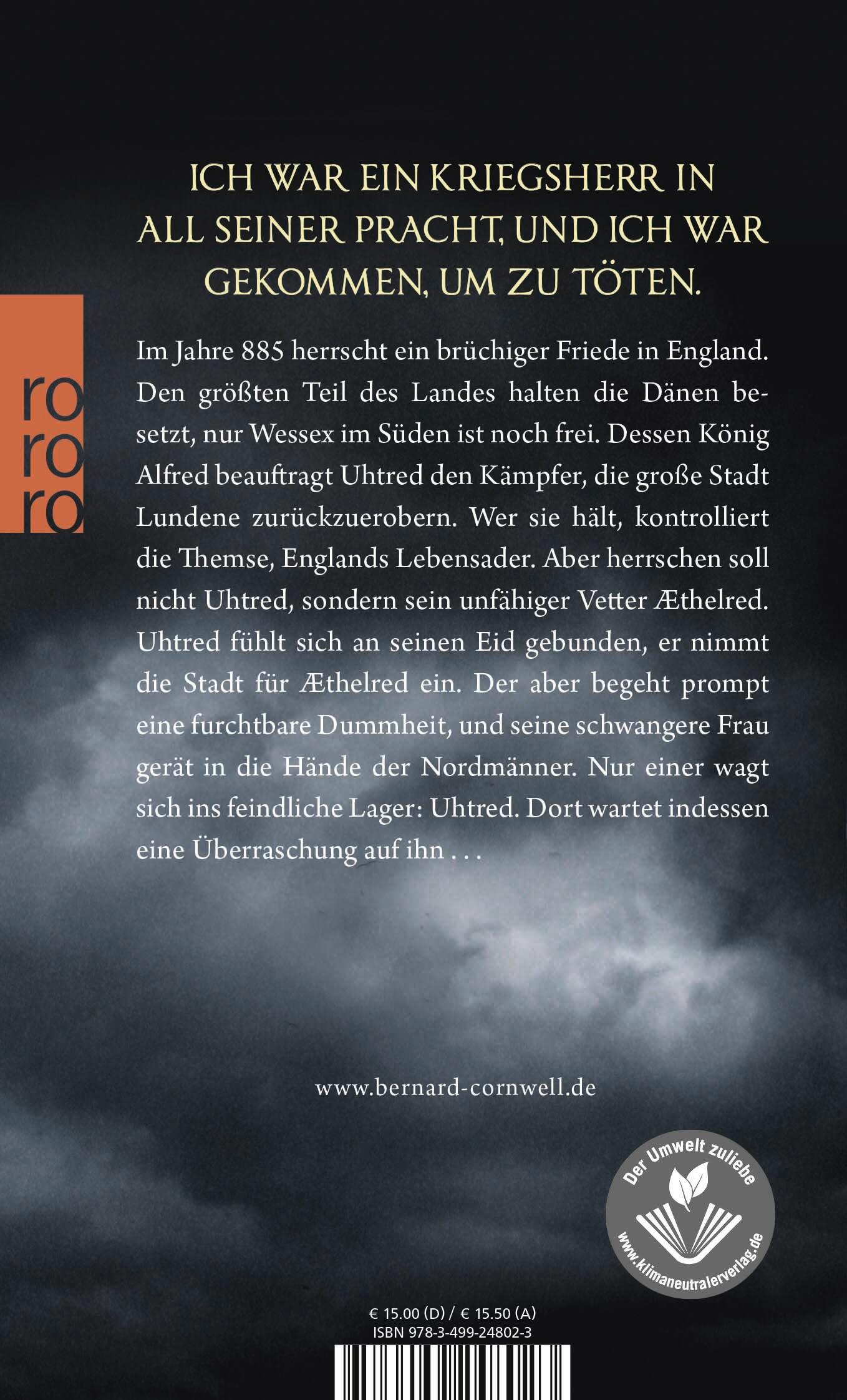 Rückseitencover Schwertgesang. Uhtred 04