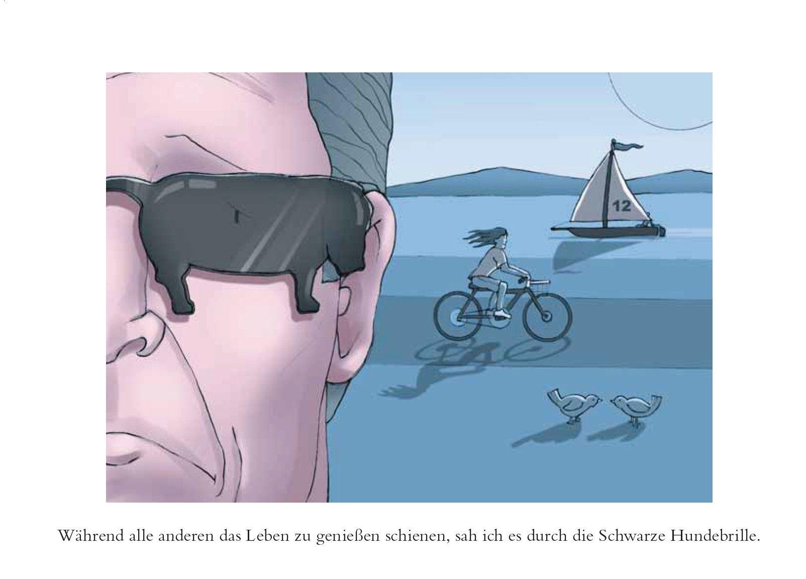 Beispielinhalt (Bild) Mein schwarzer Hund