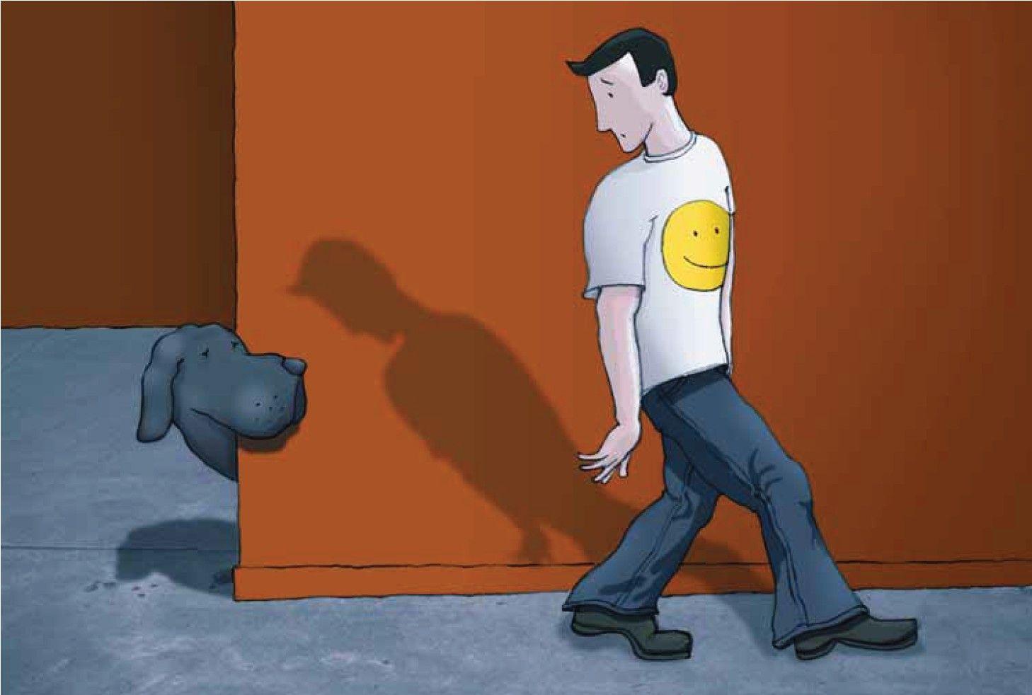 Beispielinhalt (Bild) Mein schwarzer Hund