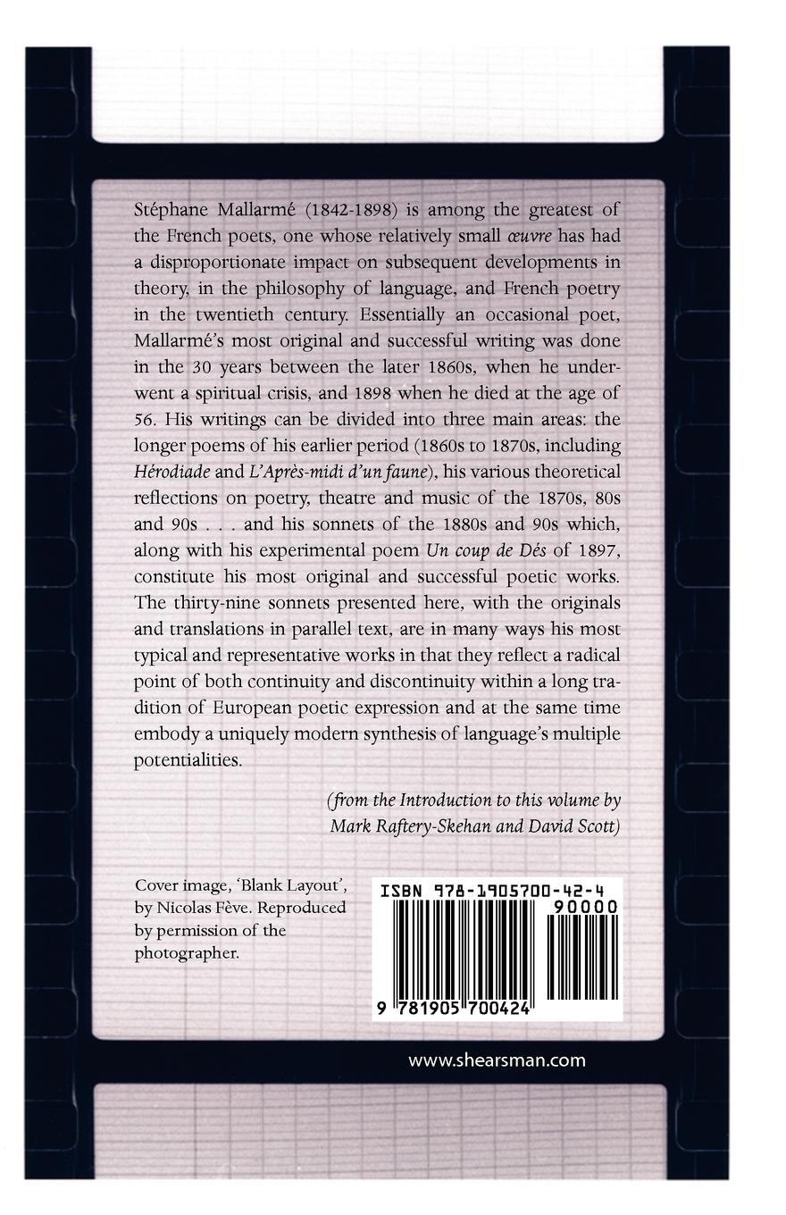 Rückseitencover Sonnets