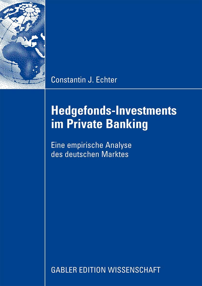 Vorderes Coverbild Hedgefonds-Investments im Private Banking