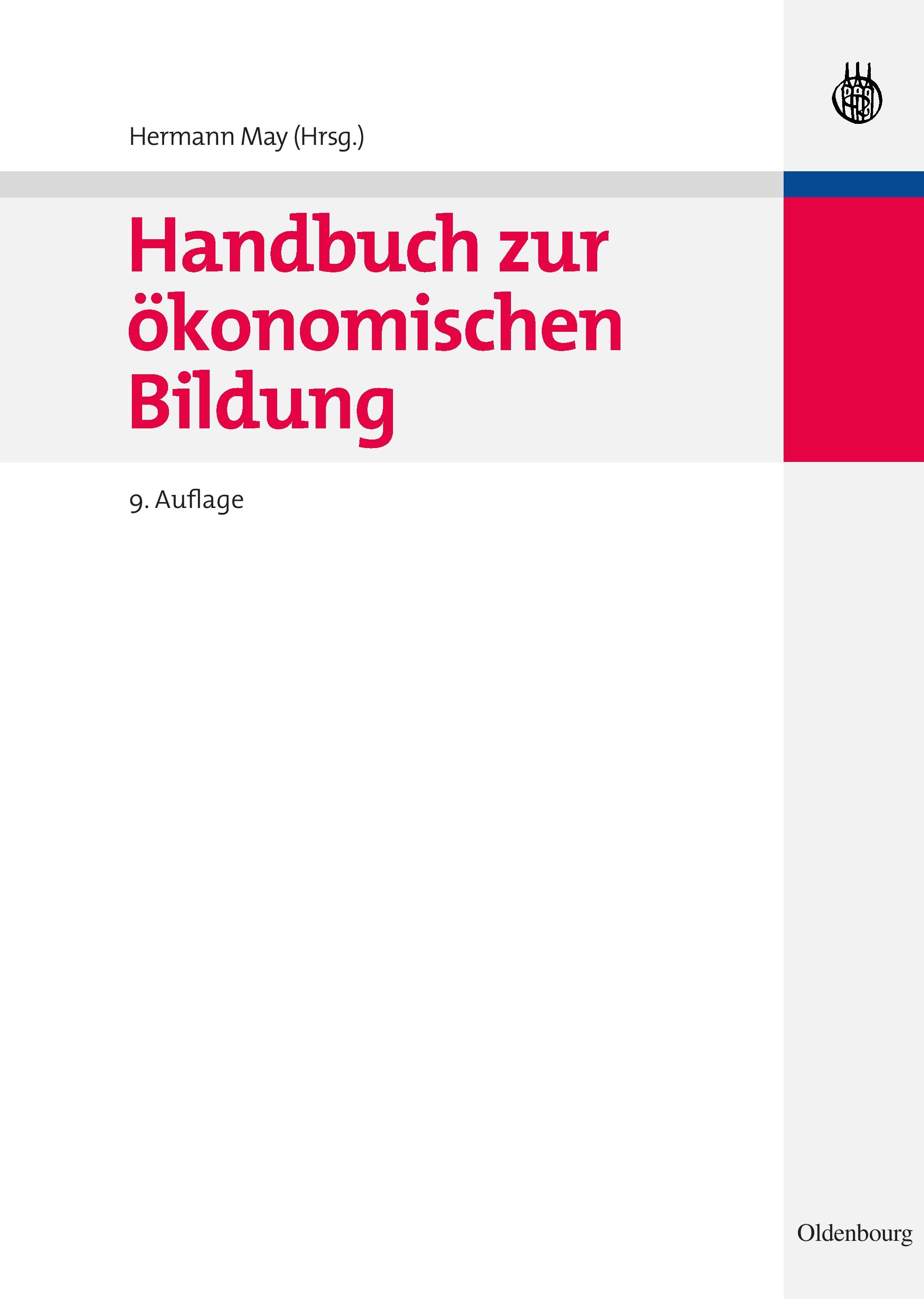 Vorderes Coverbild Handbuch zur ökonomischen Bildung