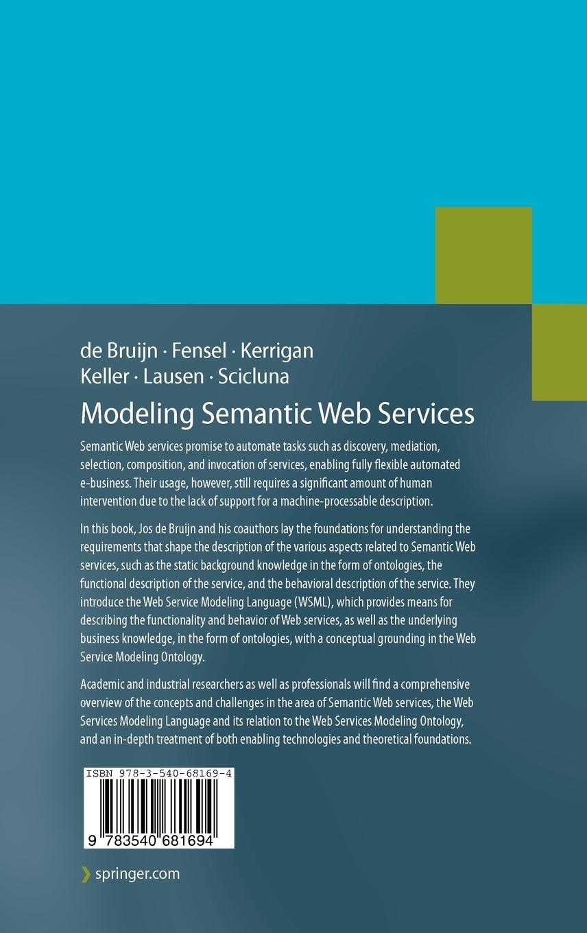 Rückseitencover Modeling Semantic Web Services