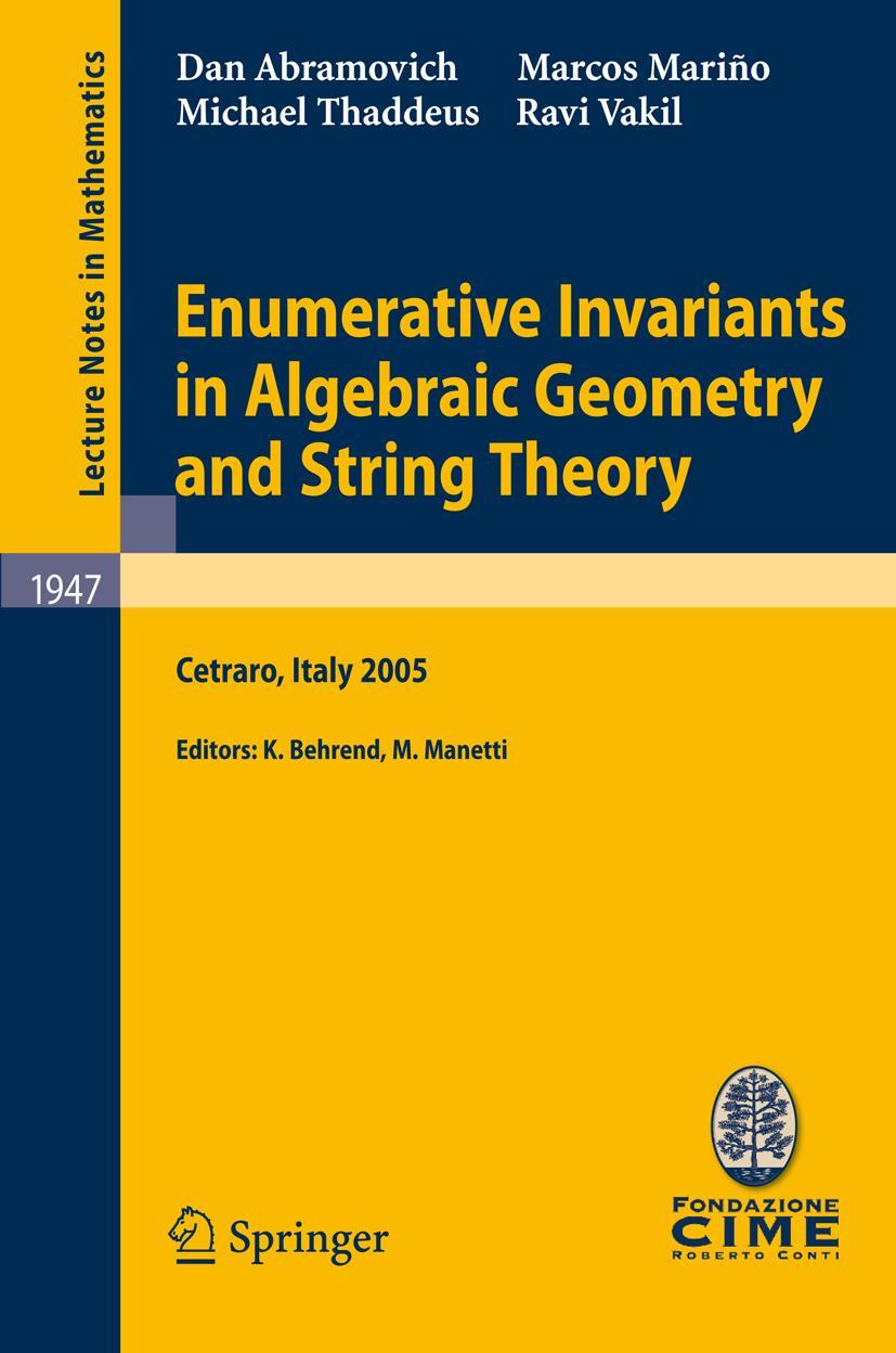 Vorderes Coverbild Enumerative Invariants in Algebraic Geometry and String Theory