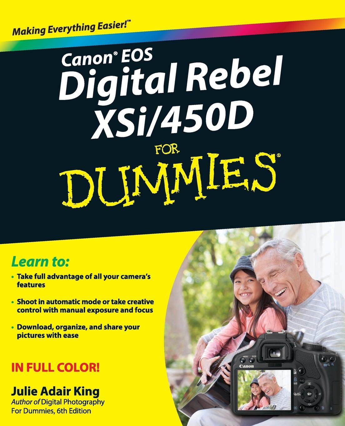 Vorderes Coverbild Canon EOS Digital Rebel Xsi/450d for Dummies