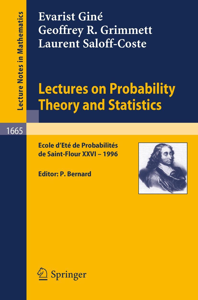 Vorderes Coverbild Lectures on Probability Theory and Statistics