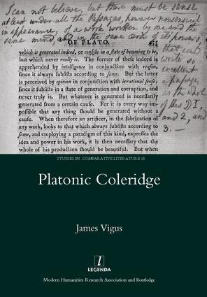 Vorderes Coverbild Platonic Coleridge